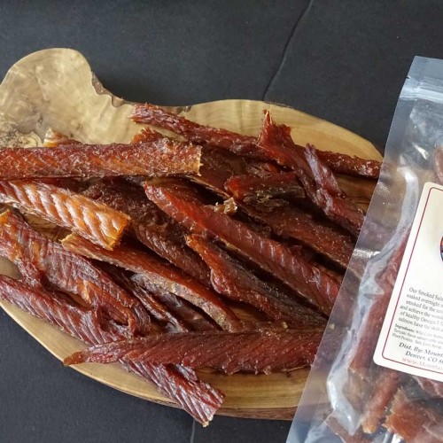 Salmon Jerky Original Flavor Mountain America Jerky