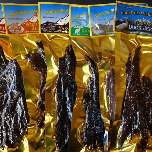 Exotic Jerky Sampler Six Pack Mountain America Jerky