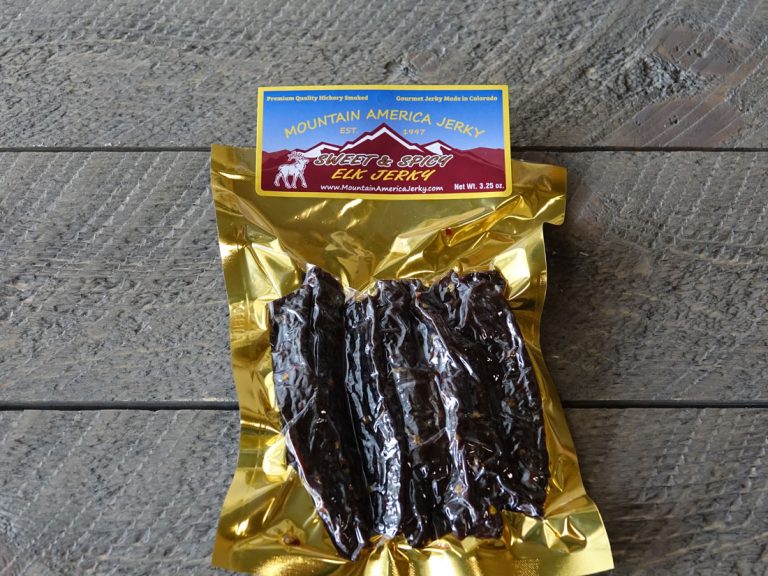 Sweet & Spicy Elk Jerky Mountain America Jerky