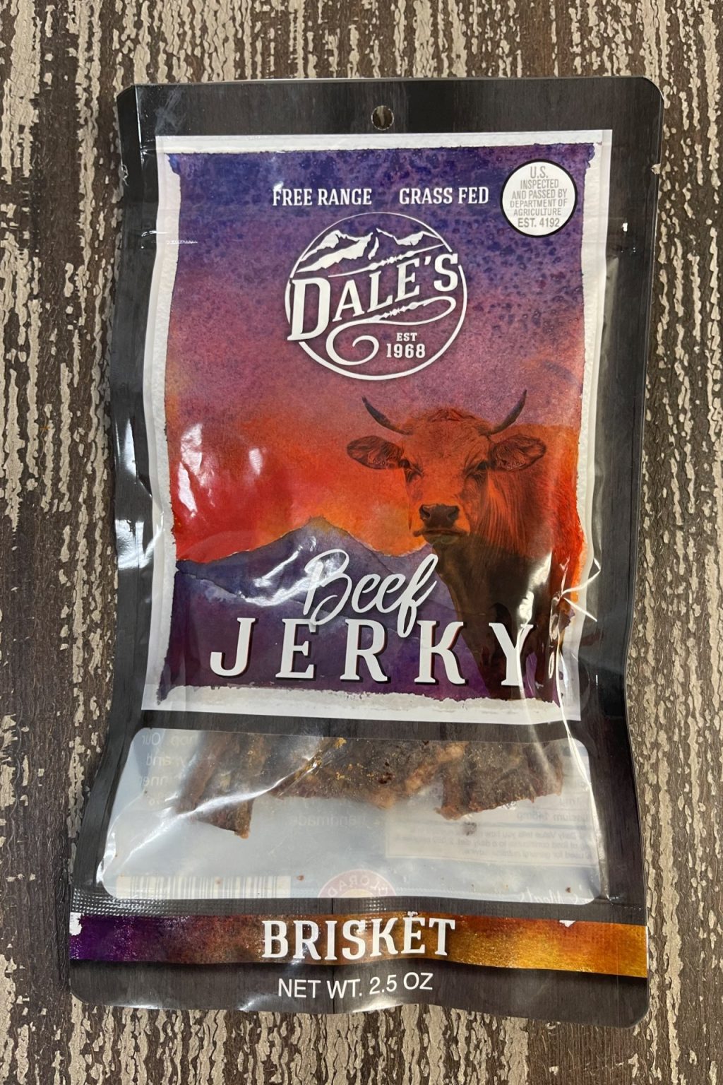 Free Range Grass Fed Brisket Beef Jerky Mountain America Jerky