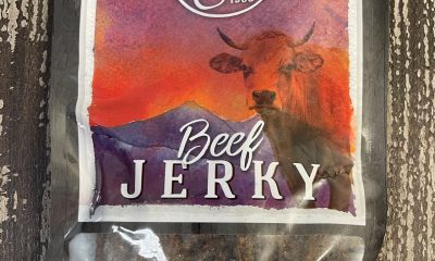 Free-Range Grass-Fed Garlic Pepper Beef Jerky - Mountain America Jerky