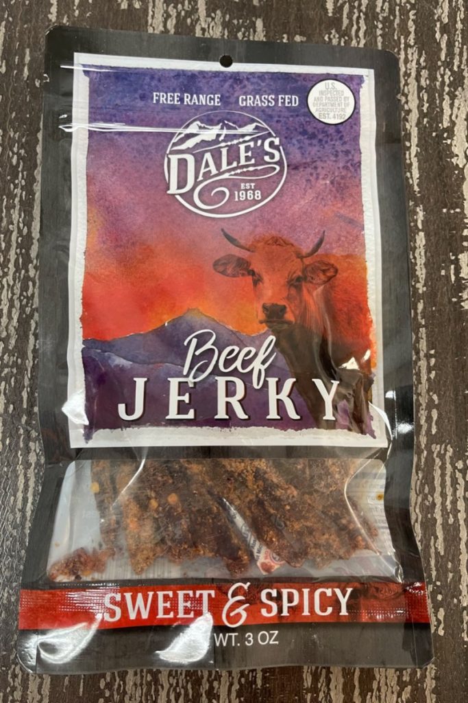 Free Range Grass Fed Sweet & Spicy Beef Jerky Mountain America Jerky